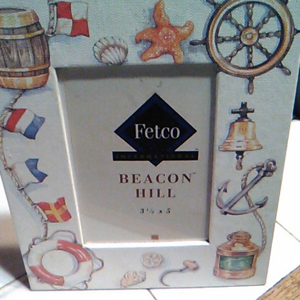 Nwot Nautical photo frame